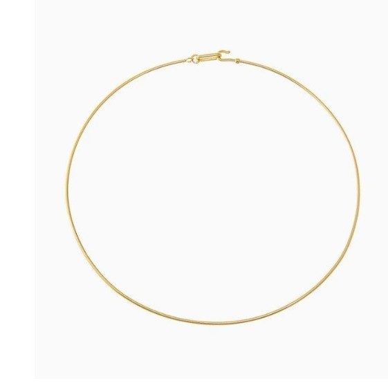 New Adina Eden Solid Thin Wire Choker Necklace